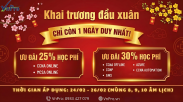 Click image for larger version

Name:	CHỈ CÒN 1 NGÀY DIỄN RA CHƯƠNG TRÌNH ƯU ĐÃI 3 NGÀY ĐẦU XUÂN.png
Views:	7
Size:	36.2 KB
ID:	438806
