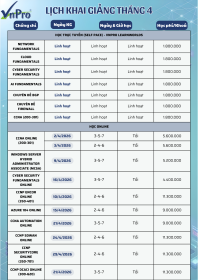 LỊCH KHAI GIẢNG THÁNG 4-2026-TRANG 1